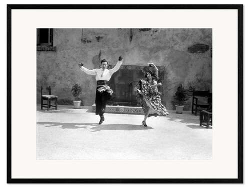 Framed art print Flamenco dancer