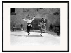 Framed art print Flamenco dancer