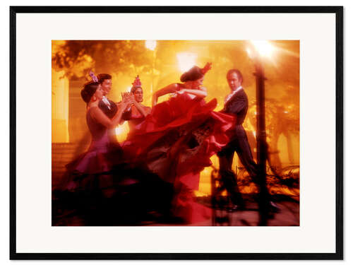 Framed art print Fiery flamenco