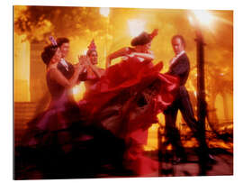 Gallery print Fiery flamenco