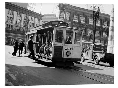 Aluminium print San Francisco in the 30s