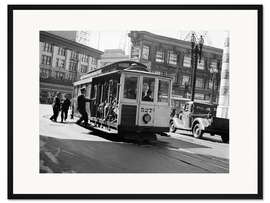 Gerahmter Kunstdruck San Francisco in den 30ern