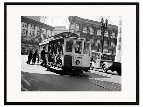 Gerahmter Kunstdruck San Francisco in den 30ern