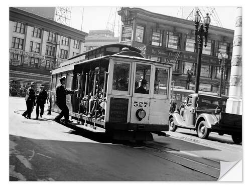 Selvklebende plakat San Francisco in the 30s