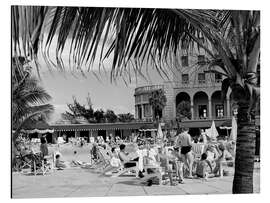 Quadro em alumínio Hotel Nacional in Havana, 1950s