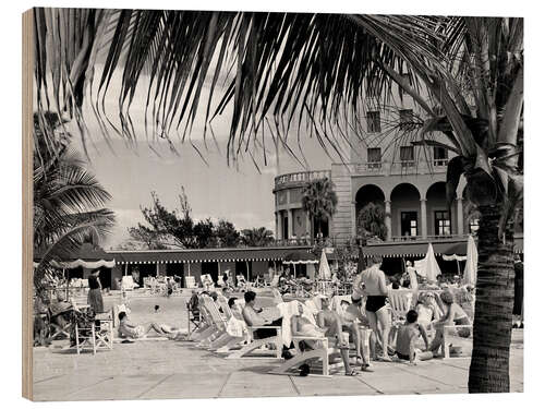 Hout print Hotel Nacional in Havana, 1950s