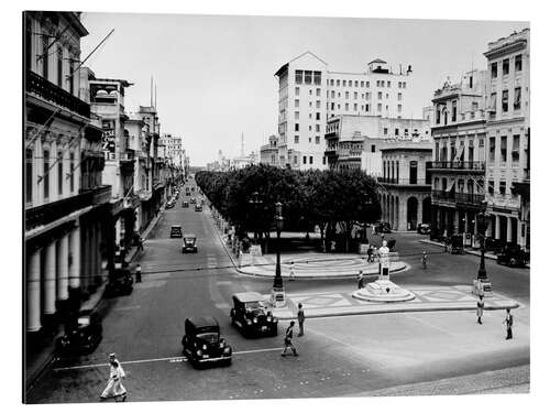 Aluminium print Paseo del Prado, Havana, Cuba