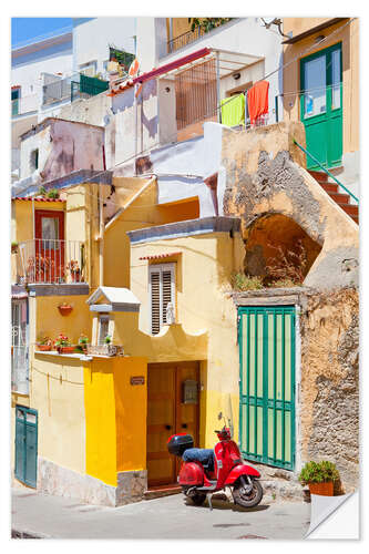 Wall sticker Houses in the village Corricella