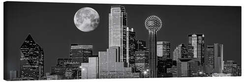 Canvas-taulu Dallas skyline at night