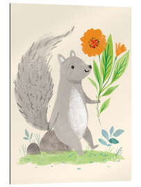 Galleriprint Squirrel with flowers