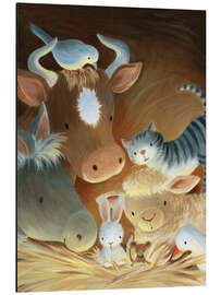 Magnettafel Die Krippe im Stall