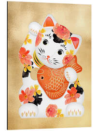 Magnettafel Winkekatze