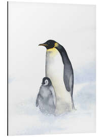 Magnettafel Pinguinmutter