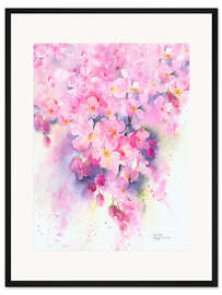 Gerahmter Kunstdruck Kirschblüten