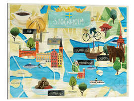 Gallery print City Map Stockholm