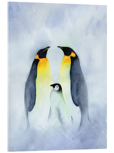 Acrylic print Penguin family