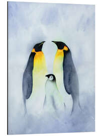 Magnettafel Pinguinfamilie