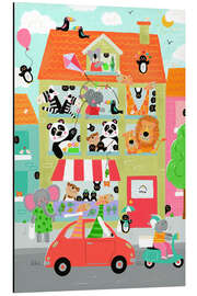 Magnettafel Dschungelhaus