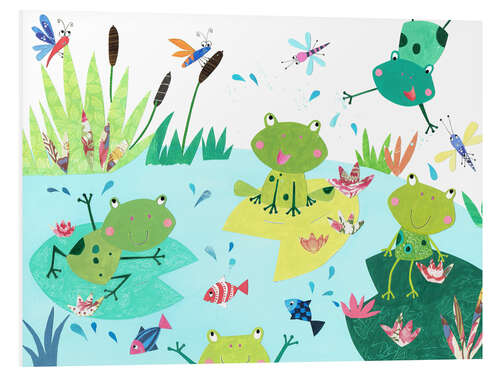 Foam board print Frog pond