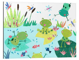 Magnettafel Froschteich