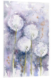 Tableau en PVC Pissenlits dans le vent