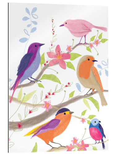 Galleriprint Colorful birds