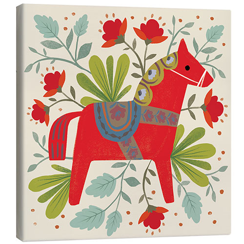 Canvas print Dala horse