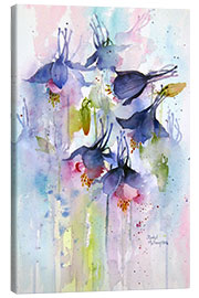 Canvas print Violet flowers