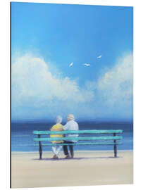 Magnettafel Paar an der Küste