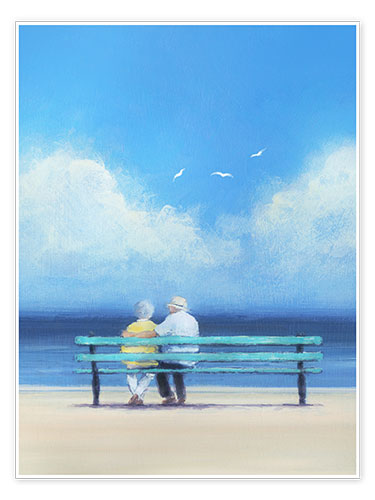 Plakat Couple on the coast