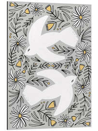 Magnettafel Turteltauben