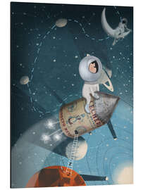 Magnettafel Kleiner Astronaut