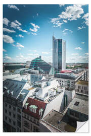 Wandsticker City-Hochhaus, Leipzig