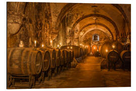 Cuadro de aluminio Bodega histórica en el monasterio cisterciense