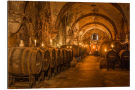 Cuadro de plexi-alu Bodega histórica en el monasterio cisterciense