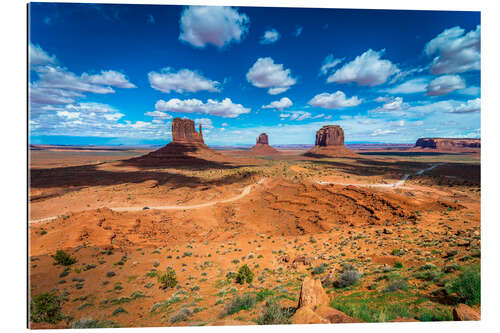 Gallery Print Blauer Himmel über Monument Valley II