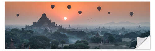 Wall sticker Dhammayangyi Temple at sunrise