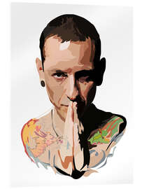 Acrylglasbild Chester Bennington