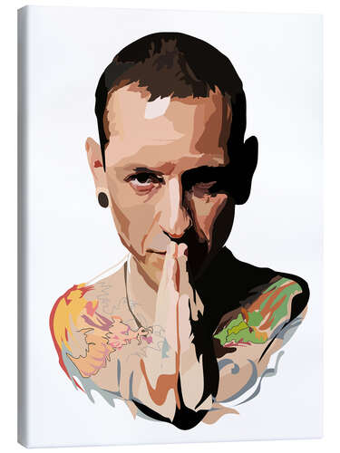 Quadro em tela Chester Bennington