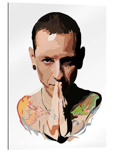 Cuadro de plexi-alu Chester Bennington