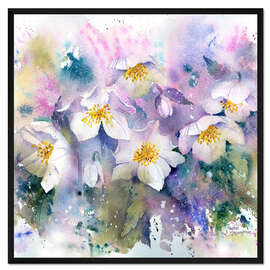 Gerahmter Kunstdruck Schlüsselblumen
