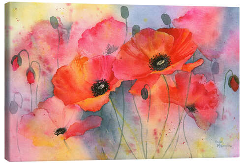 Canvas-taulu Deep red poppy