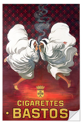 Selvklæbende plakat Cigarettes Bastos