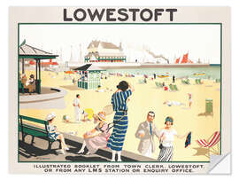 Selvklebende plakat Lowestoft