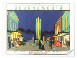 Selvklebende plakat Bournemouth