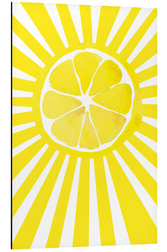 Aluminium print Lemon sun