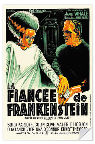 Sticker mural La Fiancée de Frankenstein