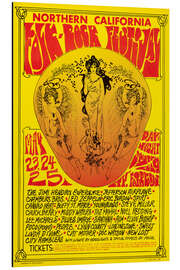 Magnettafel Northern California Folk-Rock Festival (englisch)