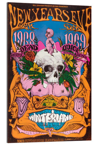 Gallery print New Year's Eve concert, Grateful Dead