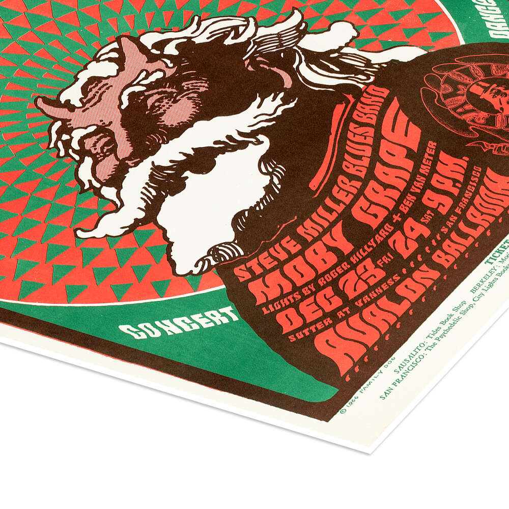 Grateful Dead Concert 1966 print by Vintage Entertainment